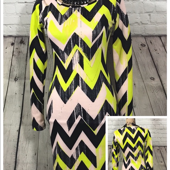 Multi Colored BodyCon Dress - Picture 3 of 4